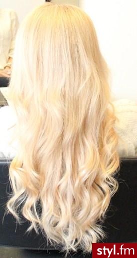 Blond Rozpuszczone Kręcone Na co dzień Długie Fryzury