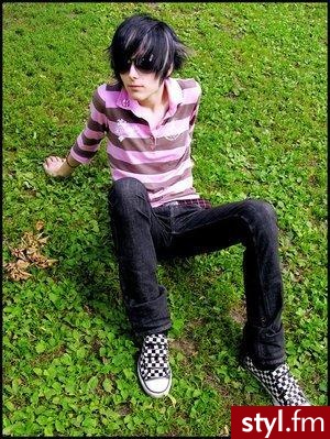 EMO Alternatywne Średnie Fryzury