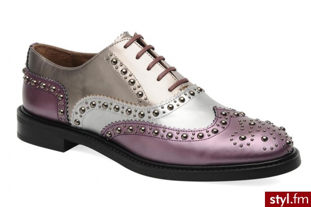 Georgia Rose Buty sznurowane Peroquet Fioletowy - Pozostałe Buty Moda