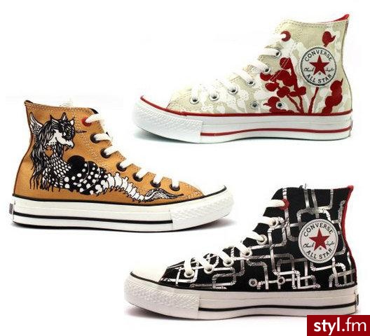 Najnowsza Jesienna kolekcja Converse dostepna w sklepach H&M - Pozostałe Buty Moda