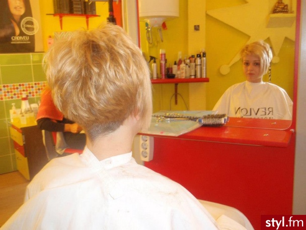 Blond Rozpuszczone Proste Na co dzień Krótkie Fryzury