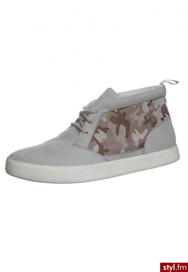 Clarks TANNER SKY Botki sznurowane szary (20354271) - Botki Buty Moda