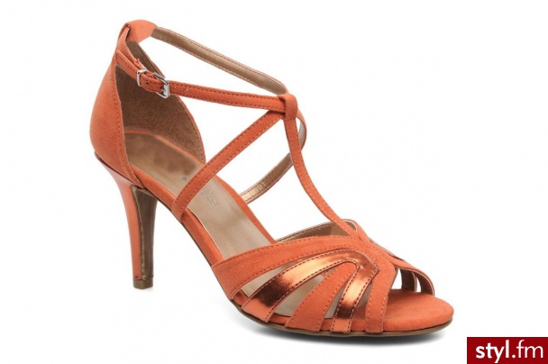 Tamaris Sandały BOULATE (Pomarańczowy) - Sandały Buty Moda