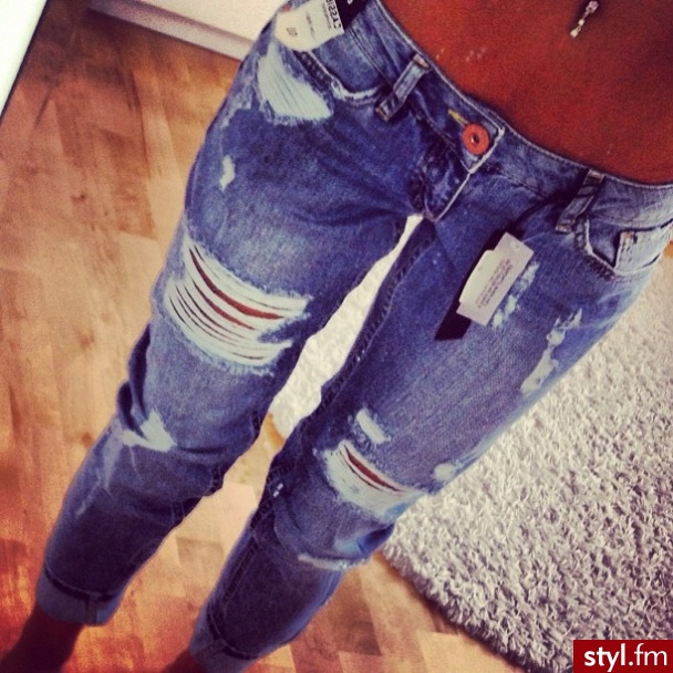 Jeansy Spodnie Moda