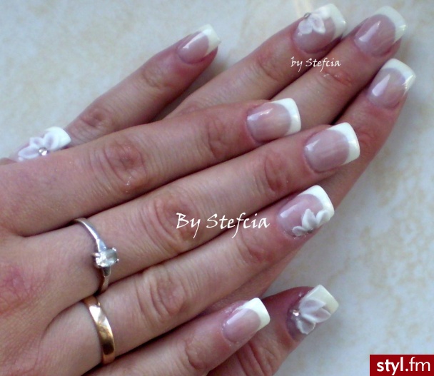 pazurki ślubne. http://nailsofdreams.blog.onet.pl/ - Paznokcie