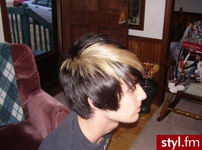 EMO Alternatywne Średnie Fryzury
