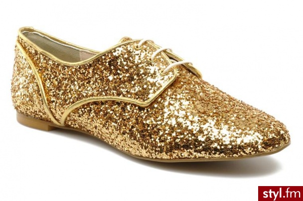 Georgia Rose BUTY SZNUROWANE MAGLIT BY GEORGIA ROSE (złoty) JAZZÓWKI ŻÓŁTY - Pozostałe Buty Moda