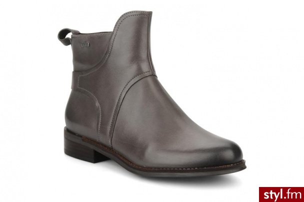 Clarks PÓŁBUTY I BOTKI MARA BAY GTX BY CLARKS (Szary) - Botki Buty Moda