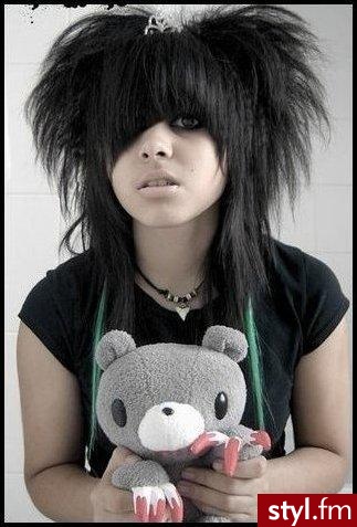EMO Alternatywne Średnie Fryzury