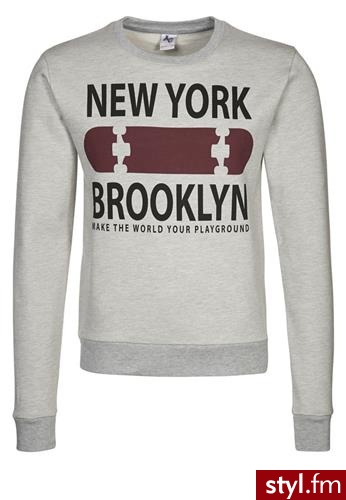 AMERICAN COLLEGE BLUZA SZARY (SKATE) - Pozostałe Buty Moda