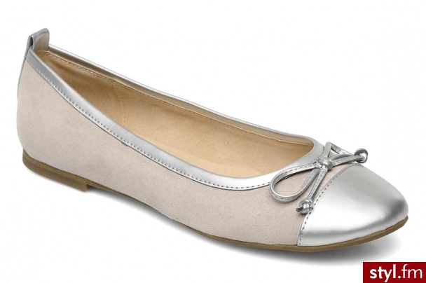 Jb Martin Studio Balerinki Bili (Szary) - Balerinki Buty Moda