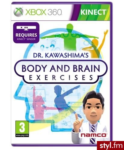 Dr. Kawashimas Body and Brain Exercises (Gra Xbox 360) - Body Bielizna Moda