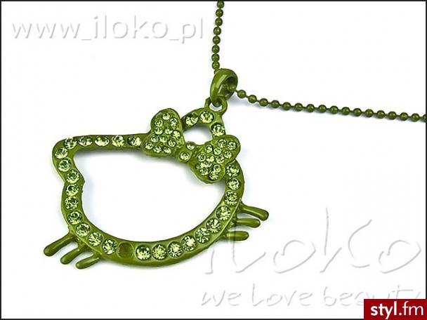 Iloko WISIOR HELLO KITTY - Wisiorki Biżuteria Moda