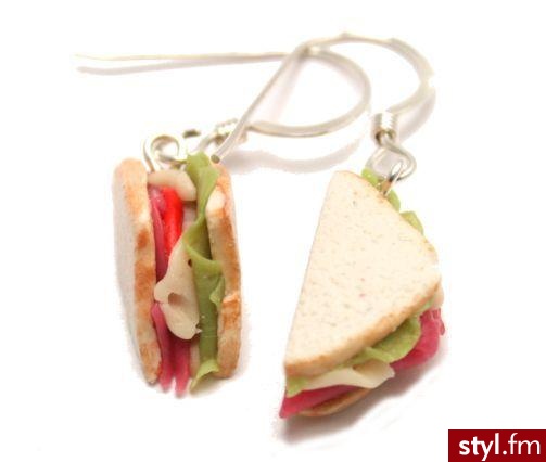 Kolczyki - kanapki. Aż zgłodniałam! ;) Cena: $15 - Pozostałe Dodatki Moda