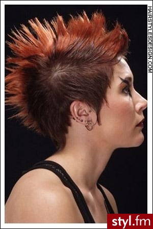 Punk Rock Alternatywne Średnie Fryzury
