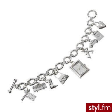 Merona - zegarek na bronsoletce wśród 8 przewieszek 19.99$ - Pozostałe Dodatki Moda