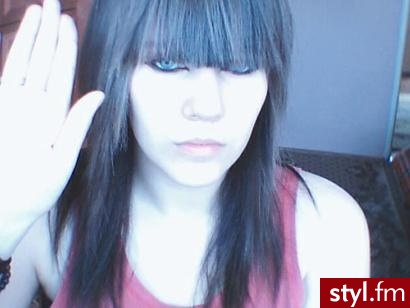 EMO Alternatywne Średnie Fryzury