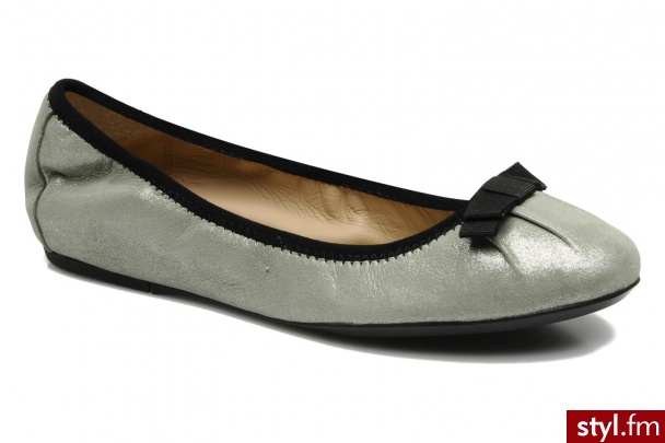 Geox Balerinki D KARIMA A (zielony) - Balerinki Buty Moda