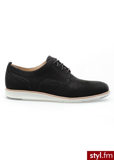 ECCO Półbuty clayton czarny - Półbuty Buty Moda