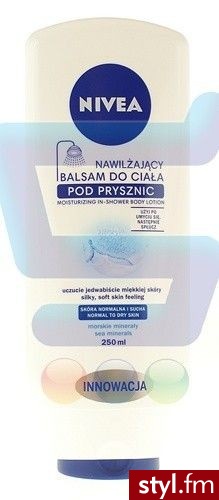 NIVEA Body Balsam pod Prysznic Nawilżający Morskie Minerały 250 ml - Body Bielizna Moda