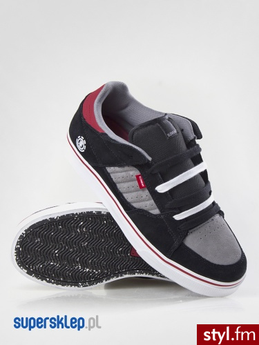 Element BUTY GLT II (BLK/GRY) 41 Czarny Skate - Pozostałe Buty Moda