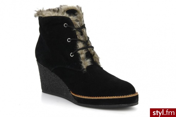 No Name Półbuty i botki New aki crepe desert botte (Czarny) - Botki Buty Moda