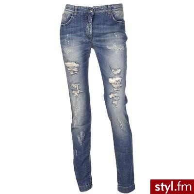 UNGER Fashion - Dolce & Gabbana Jeans Destroyed-Look - Polyvore. Pobrano ze strony: http://www.polyvore.com/cgi/thing?id=21282215 - Pozostałe Ciuchy Moda