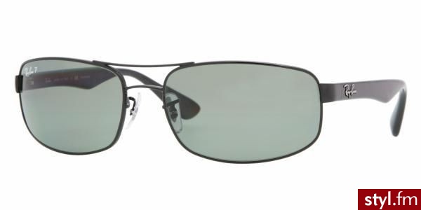 RAY BAN okulary przeciwsłoneczne 3445 002/58 M polaryzacja - Okulary Dodatki Moda