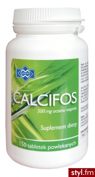 BIOFANA CALCIFOS 500 MG X 150 TABL POWL - Bransoletki Biżuteria Moda