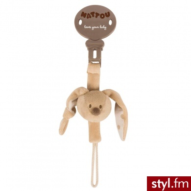 Nattou Łańcuszek Do Smoczka Cappuccino Królik 211123 - Łańcuszki Biżuteria Moda