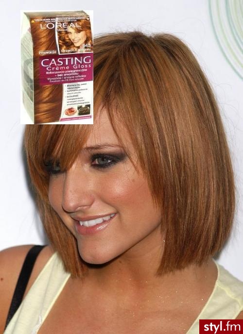 CASTING CREME GLOSS FARBA 834 BURSZTYNOWY BLOND - Krótkie Fryzury