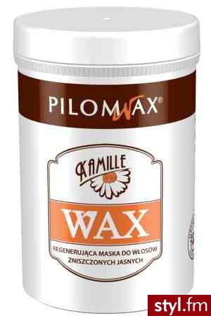 Masa Wax  silnie regenerująca i nawilżajaca  z rumiankiem  Przeznaczona do  słabych i zniszczonych włosów naturalnie jasnych, rozjaśnianych, farbowanych na blond. - Kosmetyki