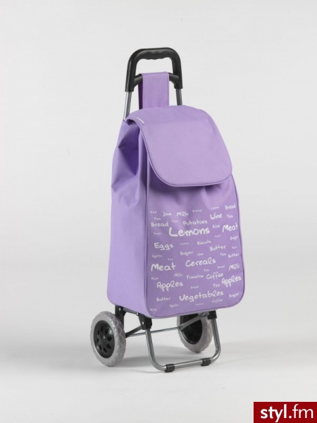 Meliconi WÓZEK NA ZAKUPY LILAC 50L FIRMY 23000128358BA - Torby podróżne Torebki Moda