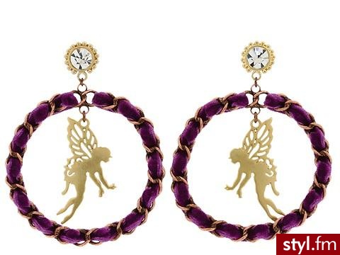 Kolczyki z wróżką od Betsey Johnson - 50.40$ - Pozostałe Dodatki Moda