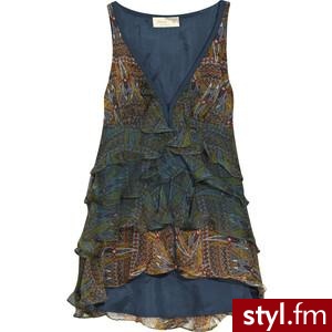 Femme ruffled silk-chiffon top Elizabeth and James - Polyvore. Pobrano ze strony: http://www.polyvore.com/femme_ruffled_silk-chiffon_top_elizabeth/thing?id=21760368 - Pozostałe Ciuchy Moda