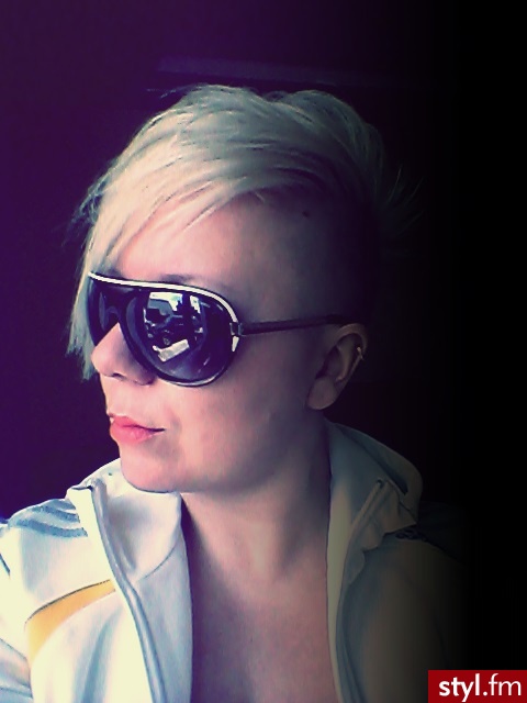 Blond Irokez damski Proste Na co dzień Krótkie Fryzury
