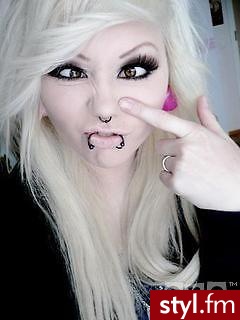 EMO Alternatywne Średnie Fryzury