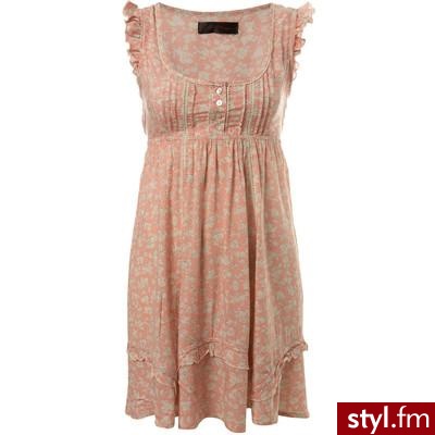 Pink Summer Floral Dress - Miss Selfridge - Polyvore. Pobrano ze strony: http://www.polyvore.com/pink_summer_floral_dress/thing?id=19091405 - Pozostałe Ciuchy Moda