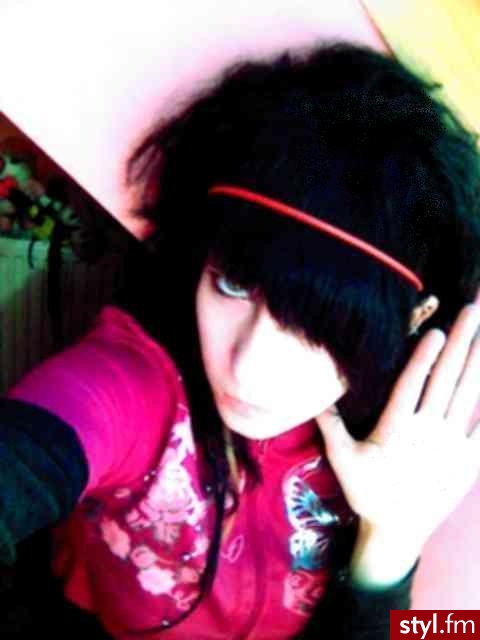 EMO Alternatywne Średnie Fryzury