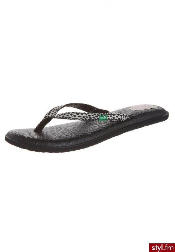 Sanuk YOGA SPREE LYNX Japonki czarny - Klapki Buty Moda