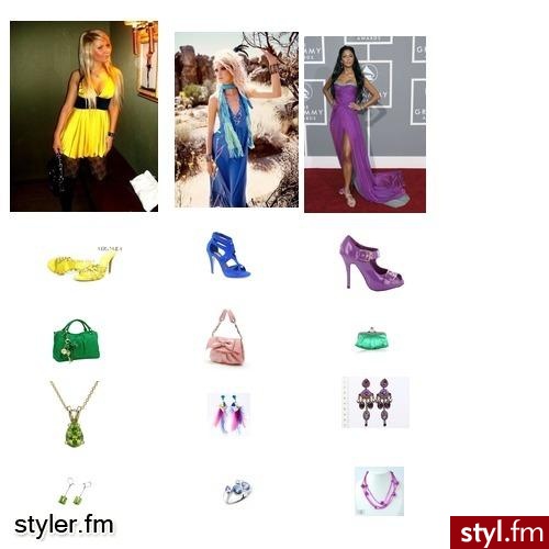 fajne rzeczy. fiolet,żółć,błękit - Styler