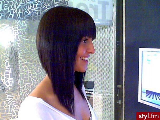 Średnie Fryzury