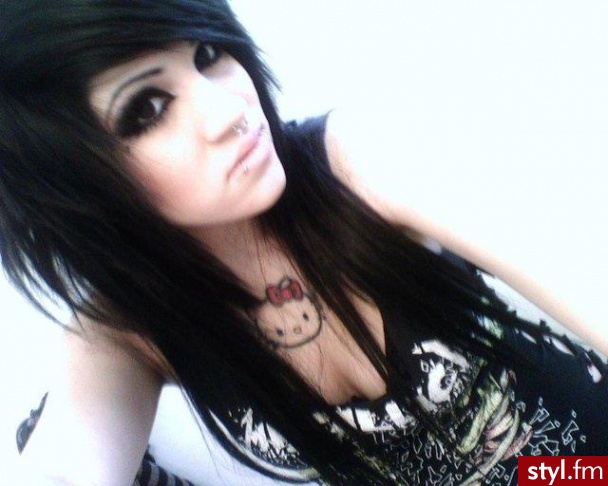 EMO Alternatywne Średnie Fryzury