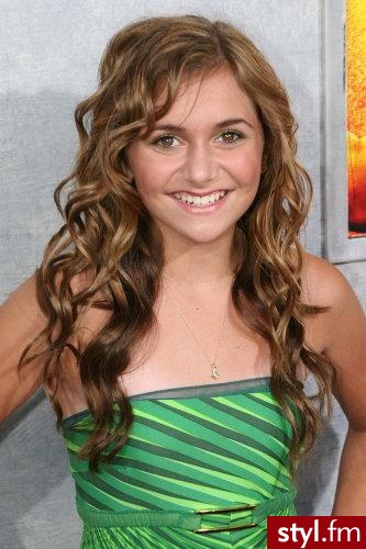 Alyson Stoner - Kręcone Na co dzień Średnie Fryzury