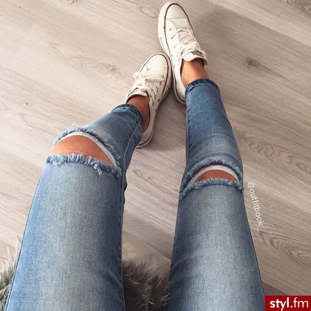 Jeansy Spodnie Moda