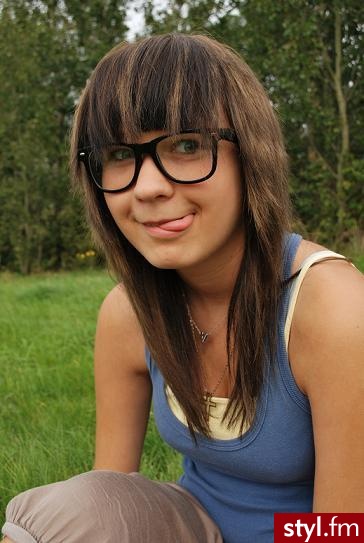 EMO Alternatywne Średnie Fryzury