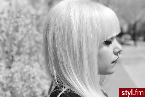 Blond Rozpuszczone Proste z grzywką Na co dzień Długie Fryzury