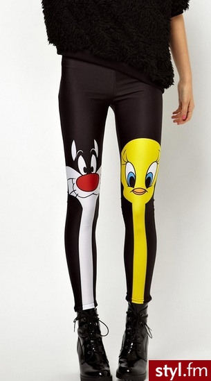 Leginsy Spodnie Moda