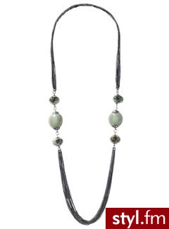 Chains and beads necklace - Emerald - Promod. Pobrano ze strony: http://www.promod.co.uk/jewellery/necklaces/chains-and-beads-necklace-emerald-R1290133031.html - Pozostałe Dodatki Moda