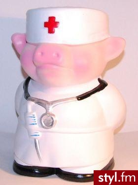 Skarbonka - Doktor świnka ;DD - Gadżety Inne Moda